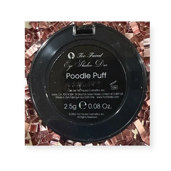 Deadstock: new Too Faced 𖦹 OG Original Eye Shadow Duo 𖦹 Poodle Puff 𖦹 in box - Picture 5 of 16